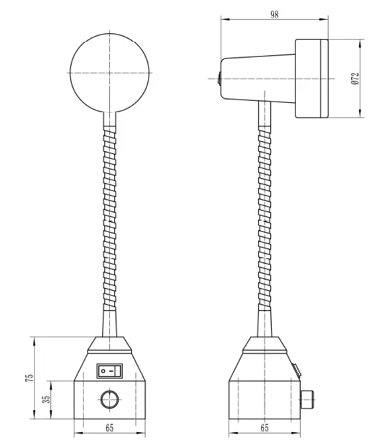 Luz brazo dimeable dimensiones.webp
