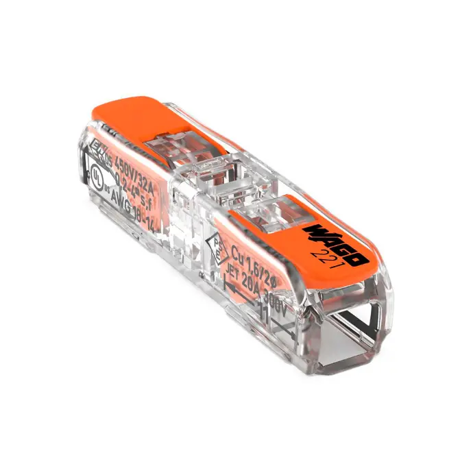 Set 100 Ud. Conector Wago 221 3 vias