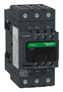 Contactor TeSys 3P  Bobina 24 VAC , Trabajo 440VAC 40A - LC1D40AB7