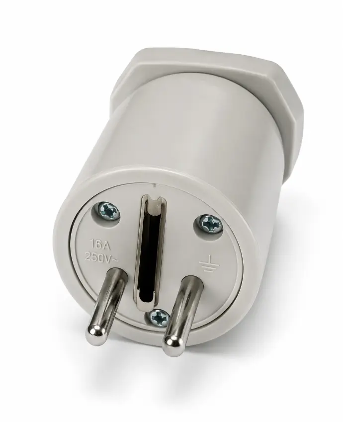 Enchufe Volante, no estanco 3pin Angulo tipo UB Resina - IMPA 792901