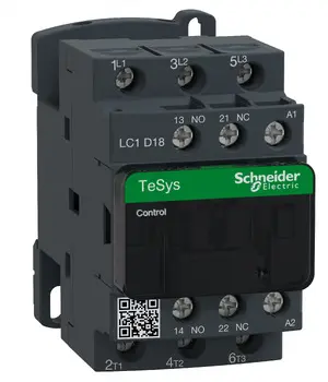 Contactor Schneider Electric  LC1D18M7 18A AC3 230Vac NA+NC