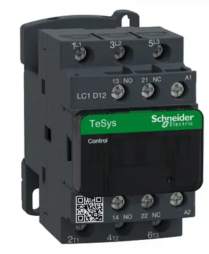 Contactor 12A AC3 380Vac NA+NC LC1D12Q7