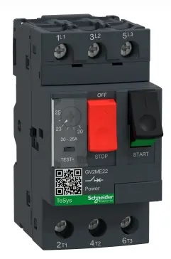 Guarda motor 3P 20–25A Schneider Electric GV2ME22