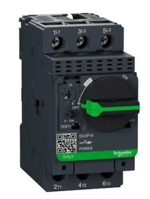 Guarda motor 3P 6–10A Schneider Electric GV2P14