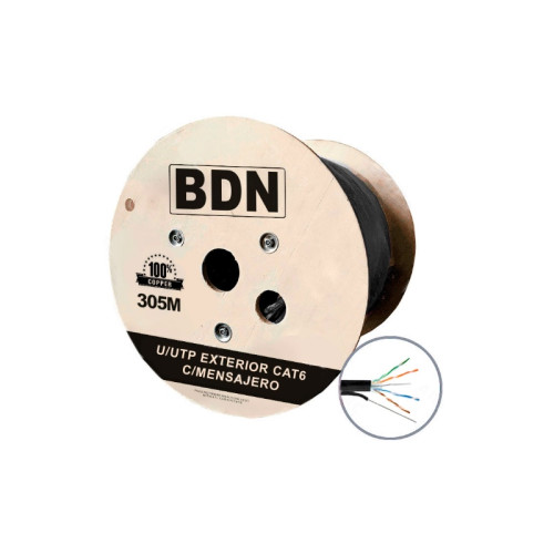 Cable UTP Exterior Cat6 BDN 305m 100% Cobre