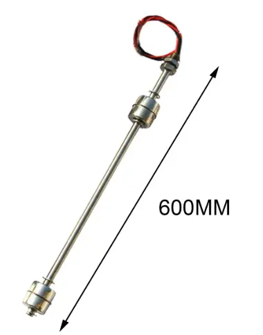 Sensor flotanten doble  magnetico Inox ON/OFF 265mm