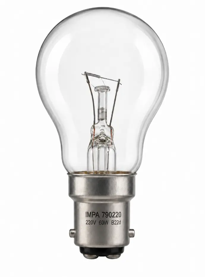 Ampolleta B22 60W 220V (IMPA 790220) 