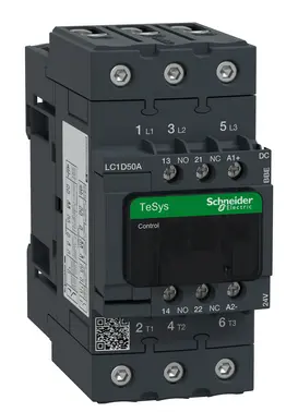 Contactor 3P 50A 24V DC 440V Schneider Electric LC1D50ABBE