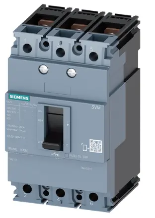 Interruptor automático caja moldeada 3P 100A 25kA Siemens 3VM1010-3ED32-0AA0