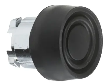 Cabeza pulsador con capuchón negro ZB4BP2S