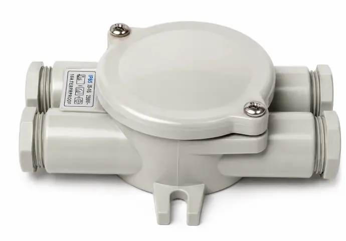 Caja de empalme de nailon, caja de unión hermética Marina IMPA 794832 Type2 250V 20A