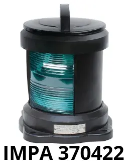 Luz de navegación lente simple verde, roja, transparente - P28S (IMPA 370421 - 370424)