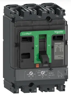 Interruptor Automático ComPacT NSX250N 75-250 A 3P3D Schneider C25N3TM250