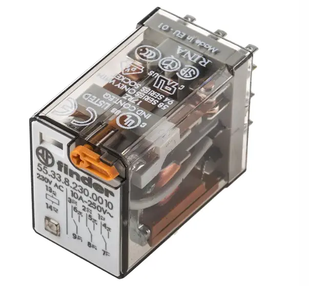Relé Finder  230VAC 10A 55.33.8.230.0010 