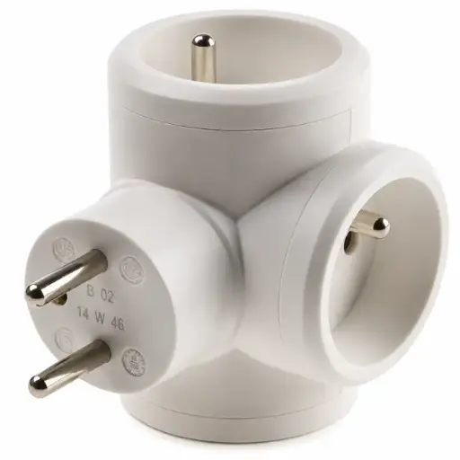 [1600000274] Adaptador enchufe Triple 16A schuko 792930
