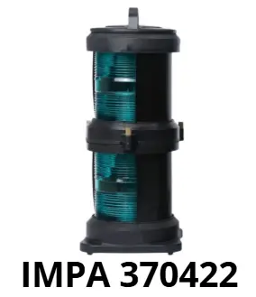 [200000111] Luz de navegación de doble lente verde, roja, transparente - P28S (IMPA 370421 - 370424)