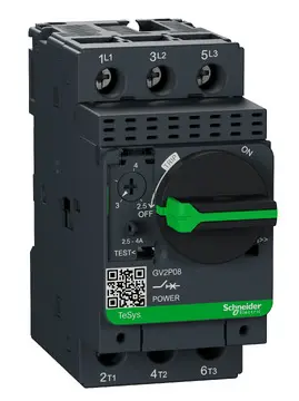 [1600001171] Guardamotor TeSys GV2 AC-3 2.5-4A 100KA 3P3D - GV2P08