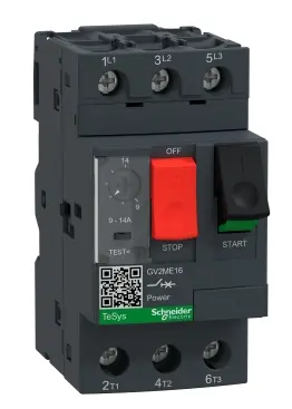 [1600001324] Guarda motor 3P 9–14A Schneider Electric GV2ME16