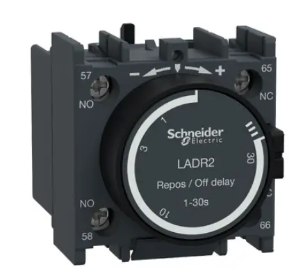 [1600001514] Temporizador de reposo 0,1–30 s para contactor Schneider Electric LADR2