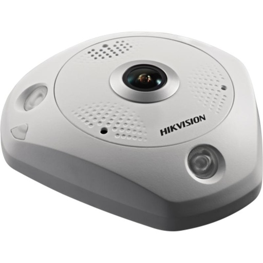 [202000001] Camara IP Fisheye 12MP 360° IR15 IP66 Hikvision DS-2CD63C5G0-IVS 