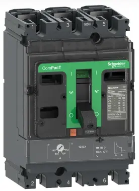 [18000014] Automático caja moldeada 3x70–100A 70kA Schneider Electric NSX100N C10H3TM100
