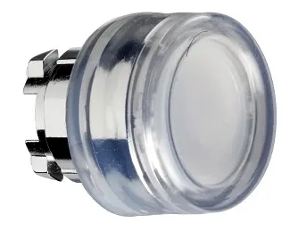 [208000067] Cabeza pulsador con capuchón blanco ZB4BP18