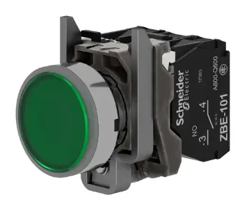 [205000088] Pulsador Iluminado con botón empotrado Verde XB4BW33B5