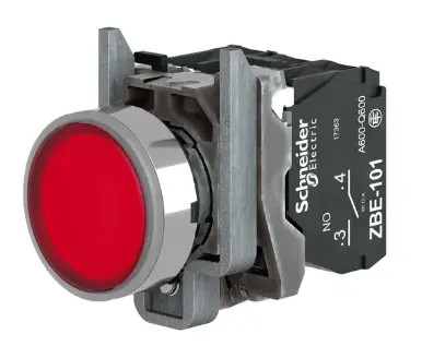 [205000089] Pulsador Iluminado con botón empotrado rojo XB4BW34B5