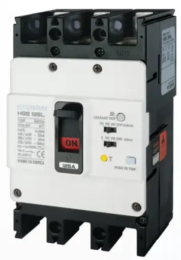 [205000098] Interruptor automático caja moldeada 3P 200A 55kA Hyundai Electric HGE